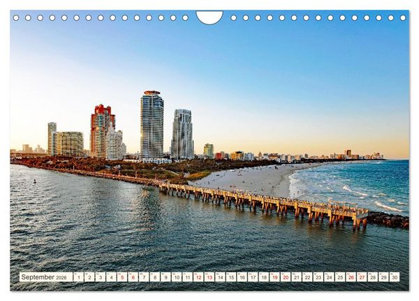 Produktbild: Miami und Miami Beach (Wandkalender 2026 DIN A4 quer), CALVENDO Monatskalender
