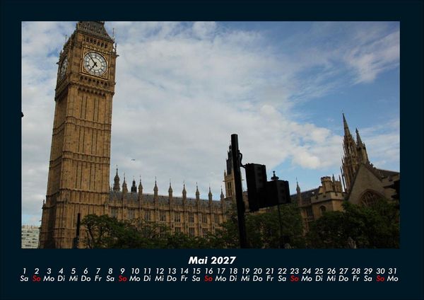 Produktbild: London - Impressionen 2027 Fotokalender DIN A4