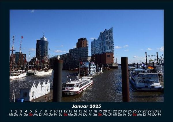 Produktbild: Hamburg 2025 Fotokalender DIN A5