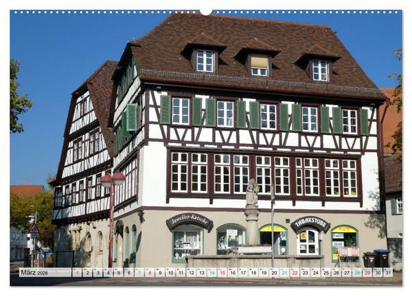 Produktbild: Sindelfingen - Historische Altstadt (Wandkalender 2026 DIN A2 quer), CALVENDO Monatskalender