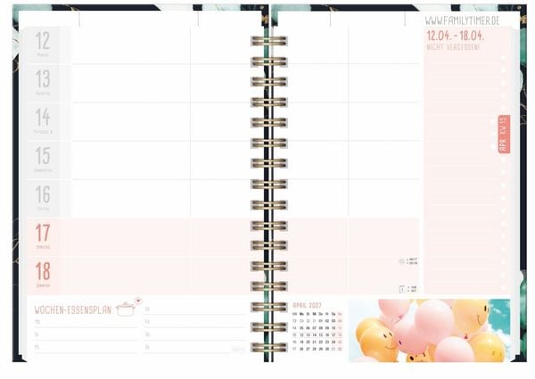 Produktbild: Family-Timer 26/27 17 Monate sort.(3)