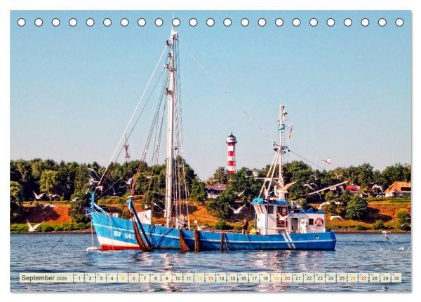 Produktbild: Maritime Augenblicke - Fischkutter (Tischkalender 2026 DIN A5 quer), CALVENDO Monatskalender