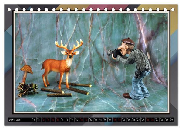 Produktbild: Fotograf auf Pirsch - ein Kinderkalender (Tischkalender 2026 DIN A5 quer), CALVENDO Monatskalender