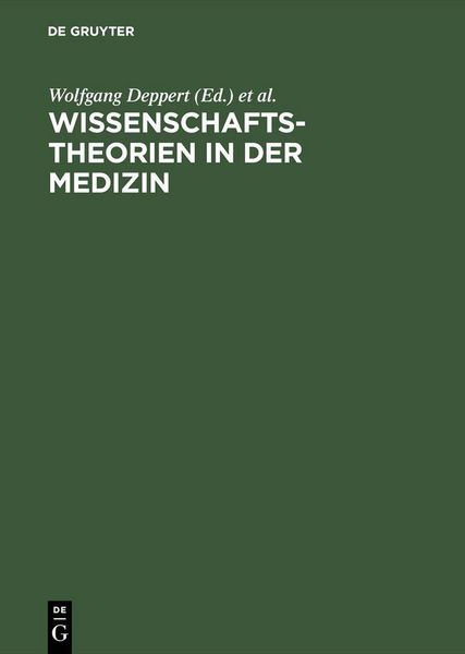 Produktbild: Wissenschaftstheorien in der Medizin