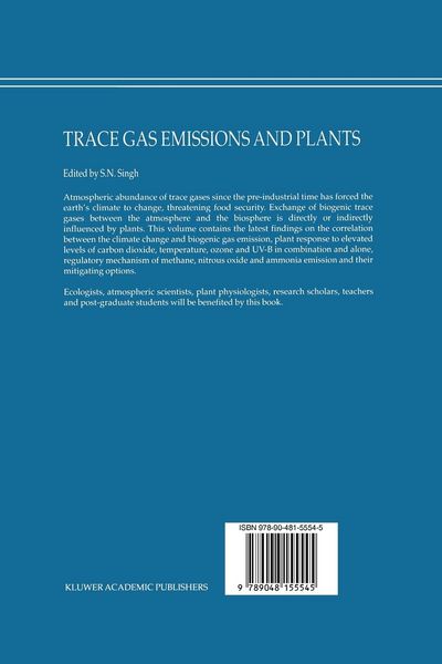 Produktbild: Trace Gas Emissions and Plants