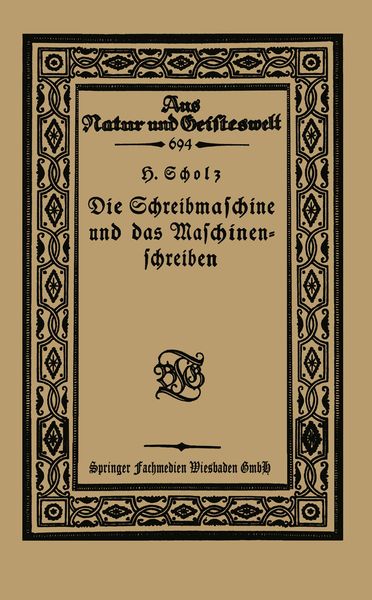Produktbild: Die Schreibmaschine und das Maschinenschreiben