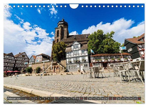 Produktbild: Ein Blick auf Homberg an der Efze in Farbe (Wandkalender 2026 DIN A4 quer), CALVENDO Monatskalender