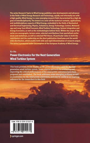 Produktbild: Power Electronics for the Next Generation Wind Turbine System