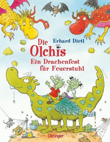 Produktbild: Ein Drachenfest f&uuml;r Feuerstuhl / Die Olchis Band 4