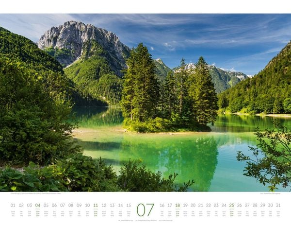 Produktbild: Naturparadies Alpen Kalender 2027