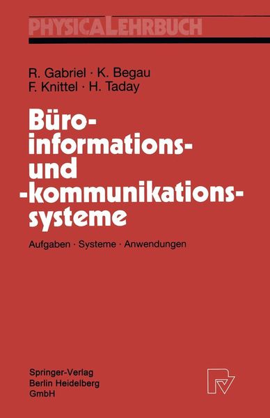 Produktbild: B&uuml;roinformations- und -kommunikationssysteme