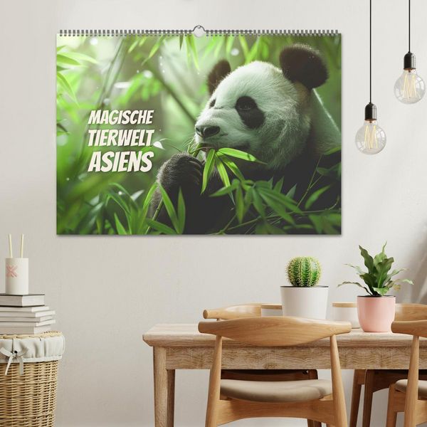 Produktbild: Magische Tierwelt Asiens (Wandkalender 2026 DIN A2 quer), CALVENDO Monatskalender