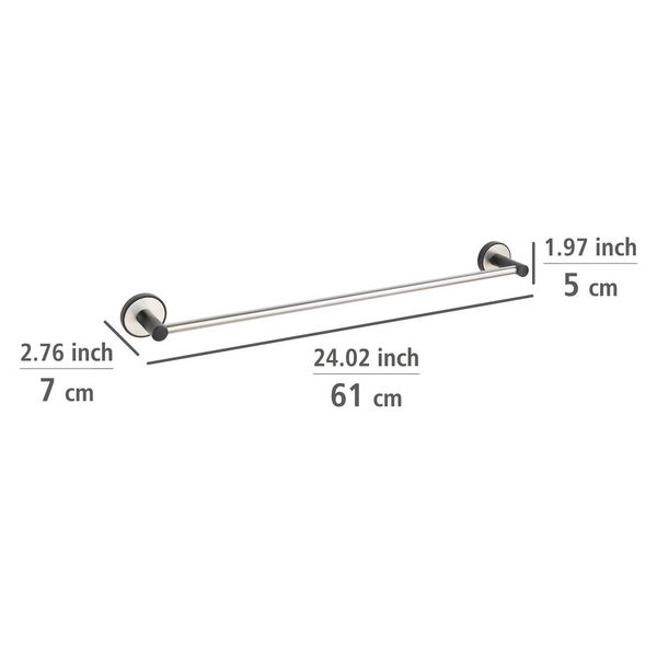 Produktbild: UV-Loc&reg; Badetuchstange Uno Mod. Udine 60 cm, Befestigen ohne Bohren mit innovativem Klebesystem