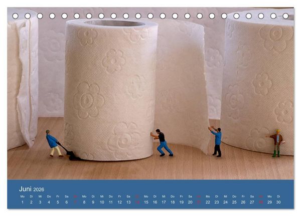 Produktbild: Neue Miniaturen - Klein ganz gro&szlig; 2.0 (Tischkalender 2026 DIN A5 quer), CALVENDO Monatskalender