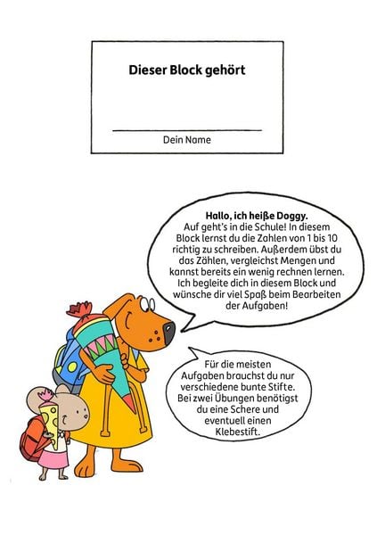 Produktbild: Schulstart-Block ab 6 Jahre &ndash; Zahlen schreiben, z&auml;hlen und rechnen