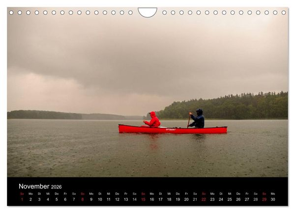 Produktbild: Wasserwandern in Mecklenburg-Vorpommern (Wandkalender 2026 DIN A4 quer), CALVENDO Monatskalender
