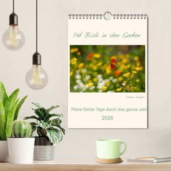 Produktbild: Mit Blick in den Garten (Wandkalender 2026 DIN A4 hoch), CALVENDO Monatskalender