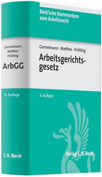 Produktbild: Germelmann, C: Arbeitsgerichtsgesetz