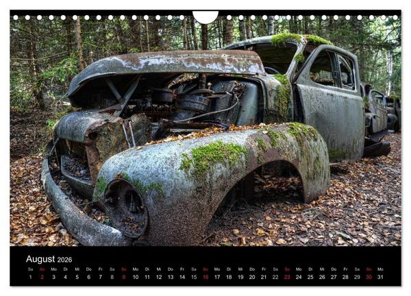 Produktbild: Autos, abgestellt und vergessen (Wandkalender 2026 DIN A4 quer), CALVENDO Monatskalender