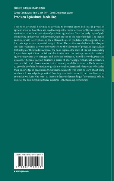 Produktbild: Precision Agriculture: Modelling