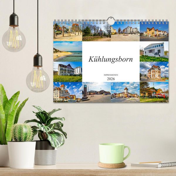 Produktbild: K&uuml;hlungsborn Impressionen (Wandkalender 2026 DIN A4 quer), CALVENDO Monatskalender