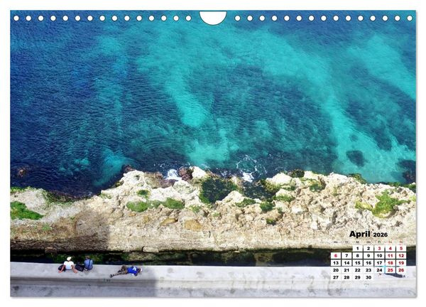 Produktbild: Tr&auml;ume in T&uuml;rkis - Bilder aus Kuba (Wandkalender 2026 DIN A4 quer), CALVENDO Monatskalender