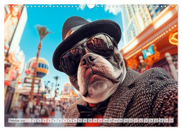 Produktbild: HUNDE-SELFIES Tierischer Outdoorspa&szlig; (Wandkalender 2026 DIN A3 quer), CALVENDO Monatskalender