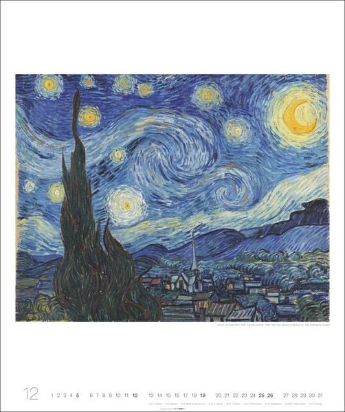 Produktbild: Vincent van Gogh Edition Kalender 2027