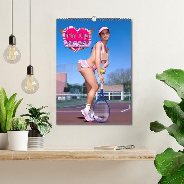 Produktbild: Pin Up Sport (Wandkalender 2026 DIN A3 hoch), CALVENDO Monatskalender