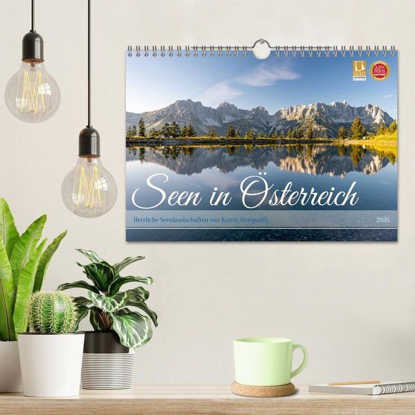 Produktbild: Seen in &Ouml;sterreich (Wandkalender 2026 DIN A4 quer), CALVENDO Monatskalender