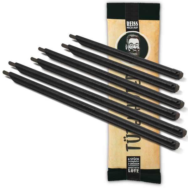 Produktbild: T&uuml;tenh&uuml;ter 6er Set schwarz