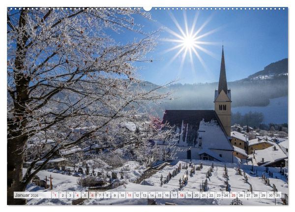 Produktbild: Sch&ouml;ne Gr&uuml;&szlig;e aus Taxenbach (hochwertiger Premium Wandkalender 2026 DIN A2 quer), Kunstdruck in Hochglanz