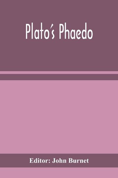 Produktbild: Plato'S Phaedo