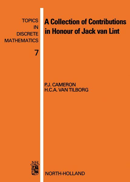 Produktbild: A Collection of Contributions in Honour of Jack van Lint
