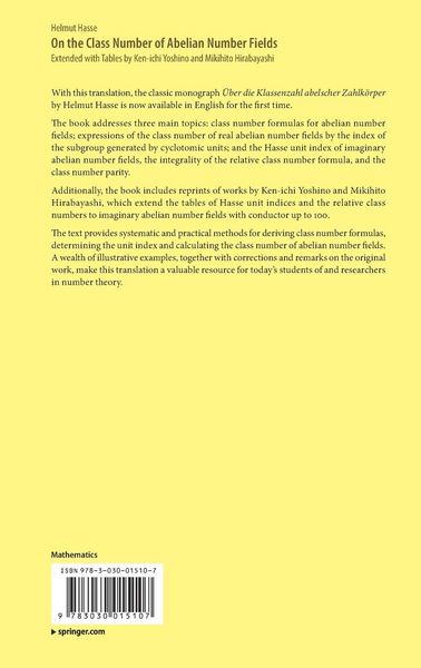 Produktbild: On the Class Number of Abelian Number Fields