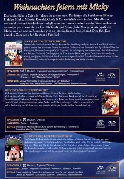 Produktbild: Weihnachten feiern mit Micky [3 DVDs]