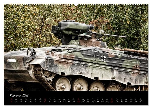 Produktbild: Sch&uuml;tzenpanzer Marder (Wandkalender 2026 DIN A2 quer), CALVENDO Monatskalender