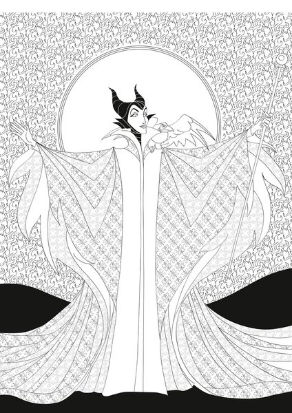 Produktbild: Disney Villains: Malblock: über 60 schaurig-schöne Motive zum Ausmalen