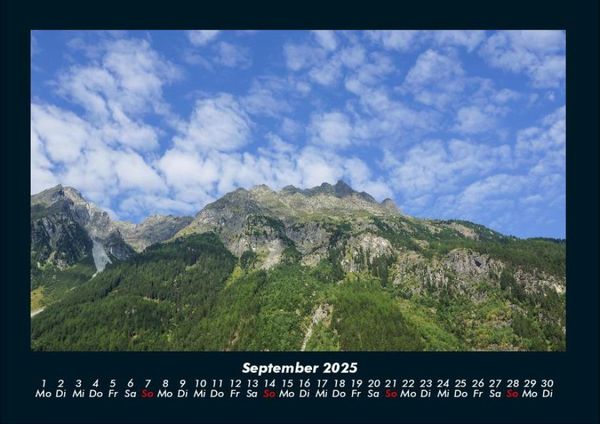 Produktbild: Bergige Welten 2025 Fotokalender DIN A4