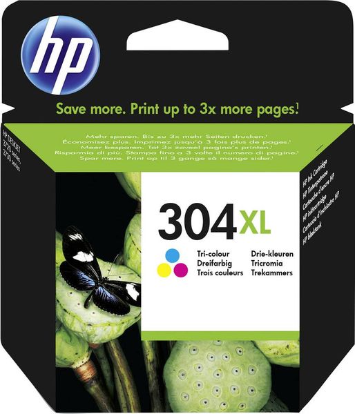 HP 304XL Druckerpatrone Original Cyan, Magenta, Gelb N9K07AE Tinte