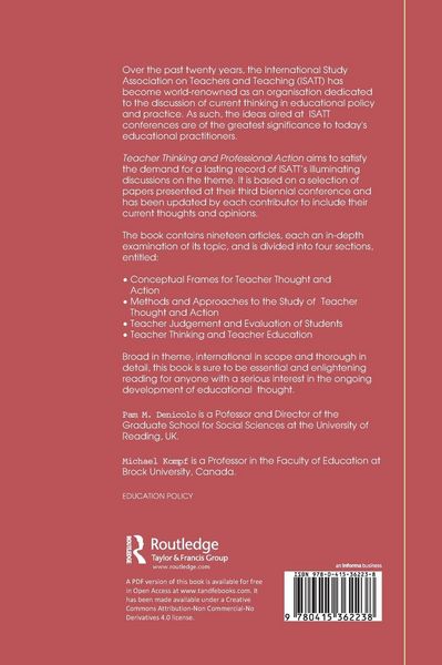 Produktbild: Teacher Thinking & Professional Action