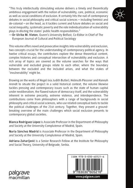 Produktbild: Rethinking Vulnerability and Exclusion