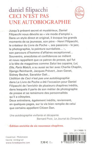Produktbild: Fre-Ceci Nest Pas Une Autobiog