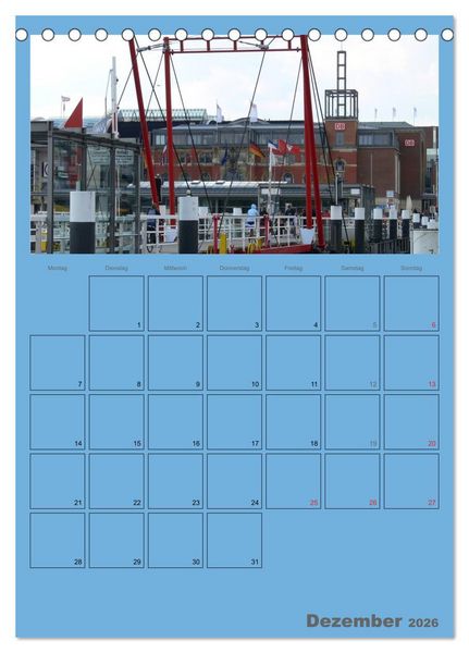 Produktbild: Rund um die Kieler F&ouml;rde / Planer (Tischkalender 2026 DIN A5 hoch), CALVENDO Monatskalender