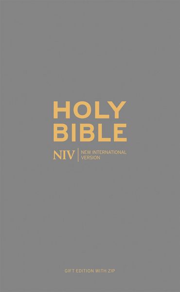 Produktbild: NIV Pocket Charcoal Soft-tone Bible with Zip
