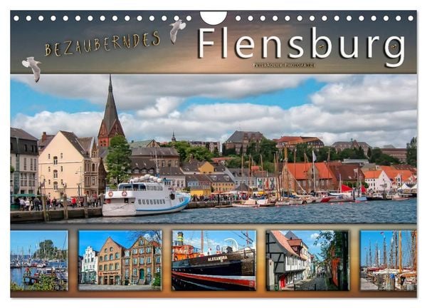 Produktbild: Bezauberndes Flensburg (Wandkalender 2026 DIN A4 quer), CALVENDO Monatskalender