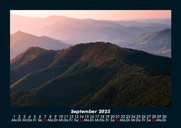 Produktbild: Landschaftskalender 2025 Fotokalender DIN A5