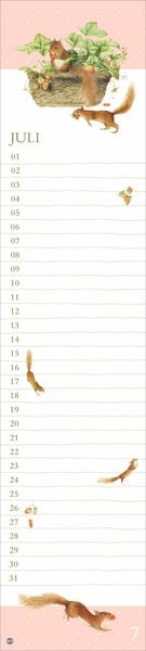 Produktbild: Marjolein Bastin: Geburtstagskalender Langplaner