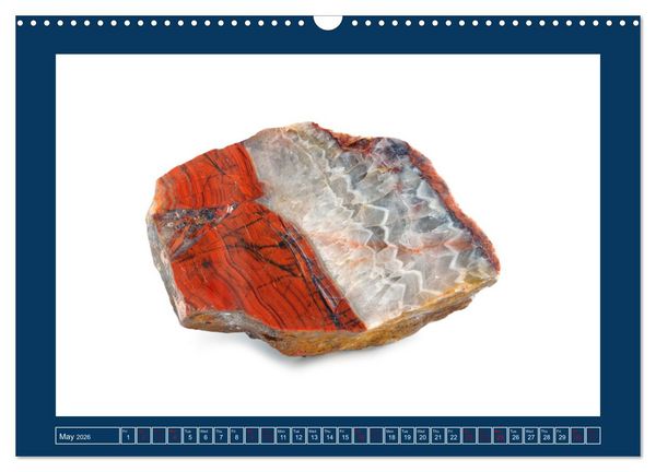 Produktbild: Agates - Polished semi-precious stones (Wall Calendar 2026 DIN A3 landscape), CALVENDO 12 Month Wall Calendar