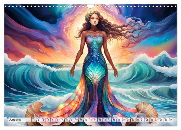 Produktbild: Harmony - Elegance in harmony of waves (Wall Calendar 2026 DIN A3 landscape), CALVENDO 12 Month Wall Calendar